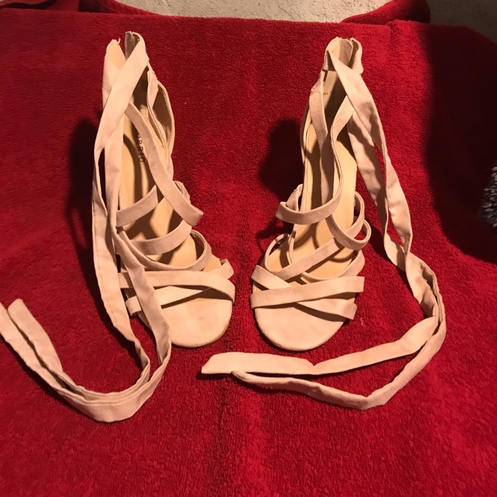 Torrid Tan heels NWT 10.5 W